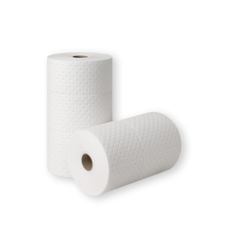 <font color="#294c85"><b>PSP100-038</b></font><br>Oil Only Sorbent Roll, 15" x 150', Three-Ply, Heavy Weight, 36 Gallon, Pack of 2