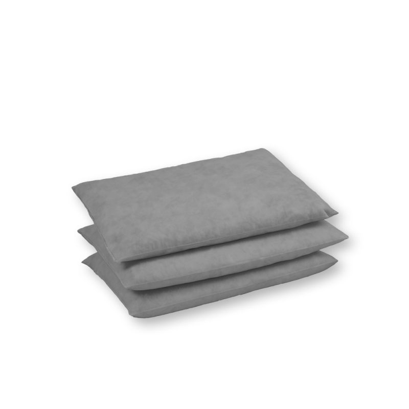<font color="#294c85"><b>PSP100-067</b></font><br>Universal Sorbent Pillow, 8" x 18", Grey, 23 Gallon, Pack of 20