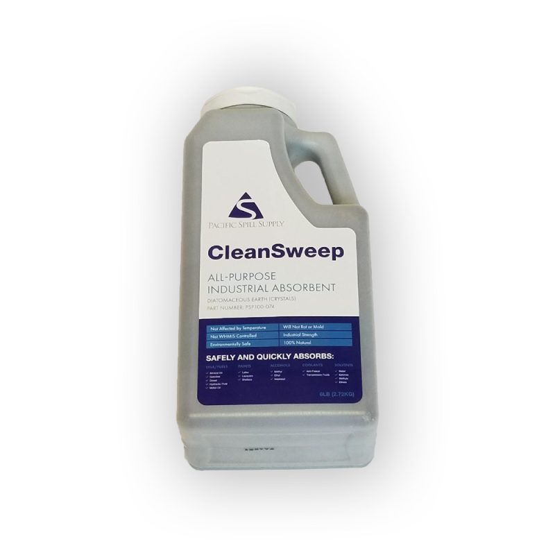 <font color="#294c85"><b>PSP100-074</b></font><br>CleanSweep Absorbent, Universal, 2.7 kg (6 lb) Shaker Jug