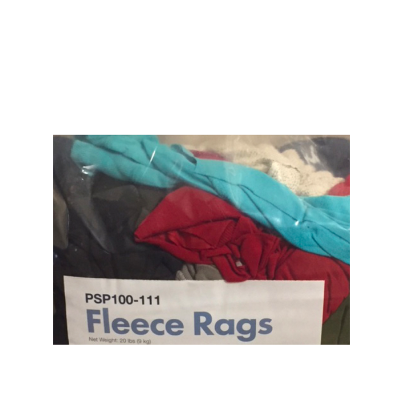 <font color="#294c85"><b>PSP100-111</b></font><br>Coloured Fleece Rags, Universal, 20 lb Bag