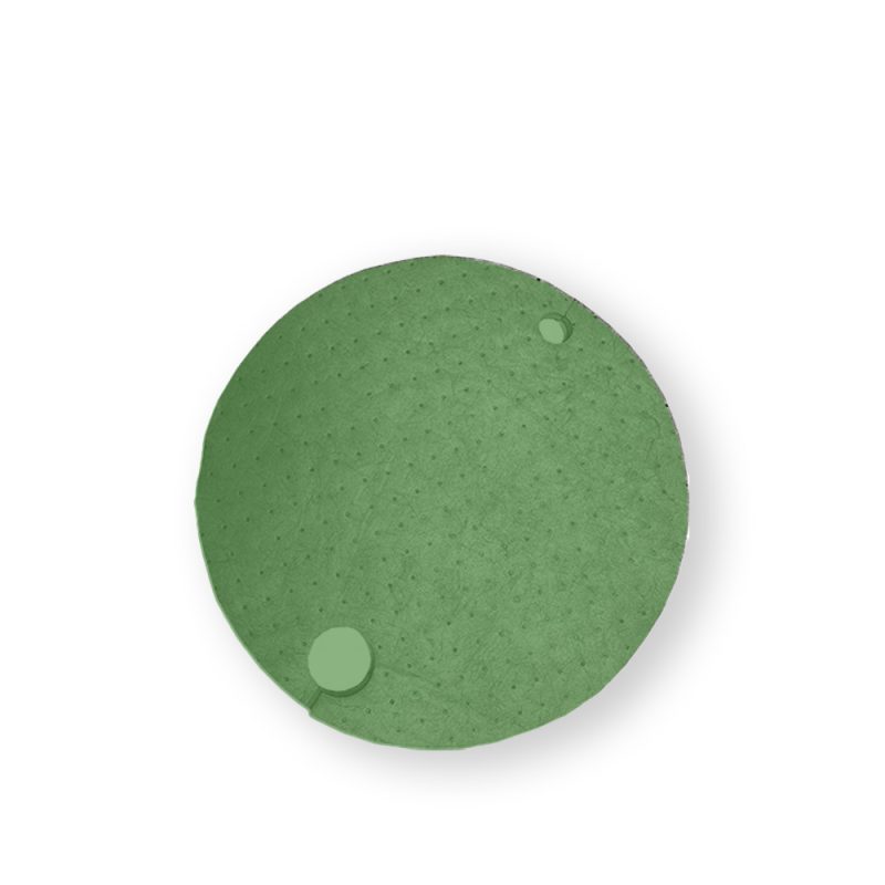 <font color="#294c85"><b>PSP100-105</b></font><br>Drum Top, 22" Dia, Green, Universal, 9 Gallon, Pack of 25