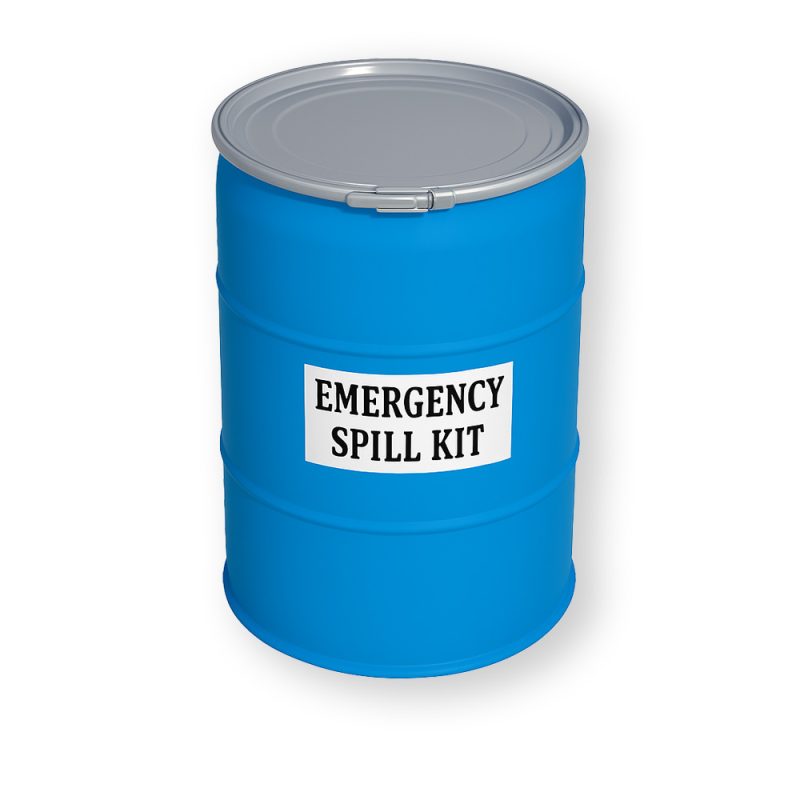 <font color="#294c85"><b>PSP700-236</b></font><br>Hazmat Spill Kit, Blue Poly Drum, 80 L Capacity